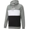 Bluza sportowa męska Puma Ess+ Colorblock Hoodie Fl Szara 587917 03-S