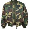 Mil-Tec Kurtka Flek MA1 Woodland - Woodland - L