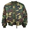 Mil-Tec Kurtka Flek MA1 Woodland - Woodland - M