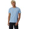 New Balance Heathertech Tee MT11070SB8 męski t-shirt niebieski