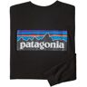 PATAGONIA Koszulka męska P-6 LOGO RESPONSIBILI-TEE LS-M-Czarny