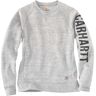 Carhartt Clarksburg Crewneck Bluza Damskaszary Biały