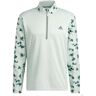 Adidas Splatter Print 1/4 Zip męska bluza, line green/shadow green, Męskie, S