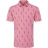 PING Golf PING Arizona Cactus męskie polo, wild rose, Męskie, XL