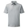 FootJoy Stretch Pique Solid Athletic Fit polo męskie, szare, Męskie, S