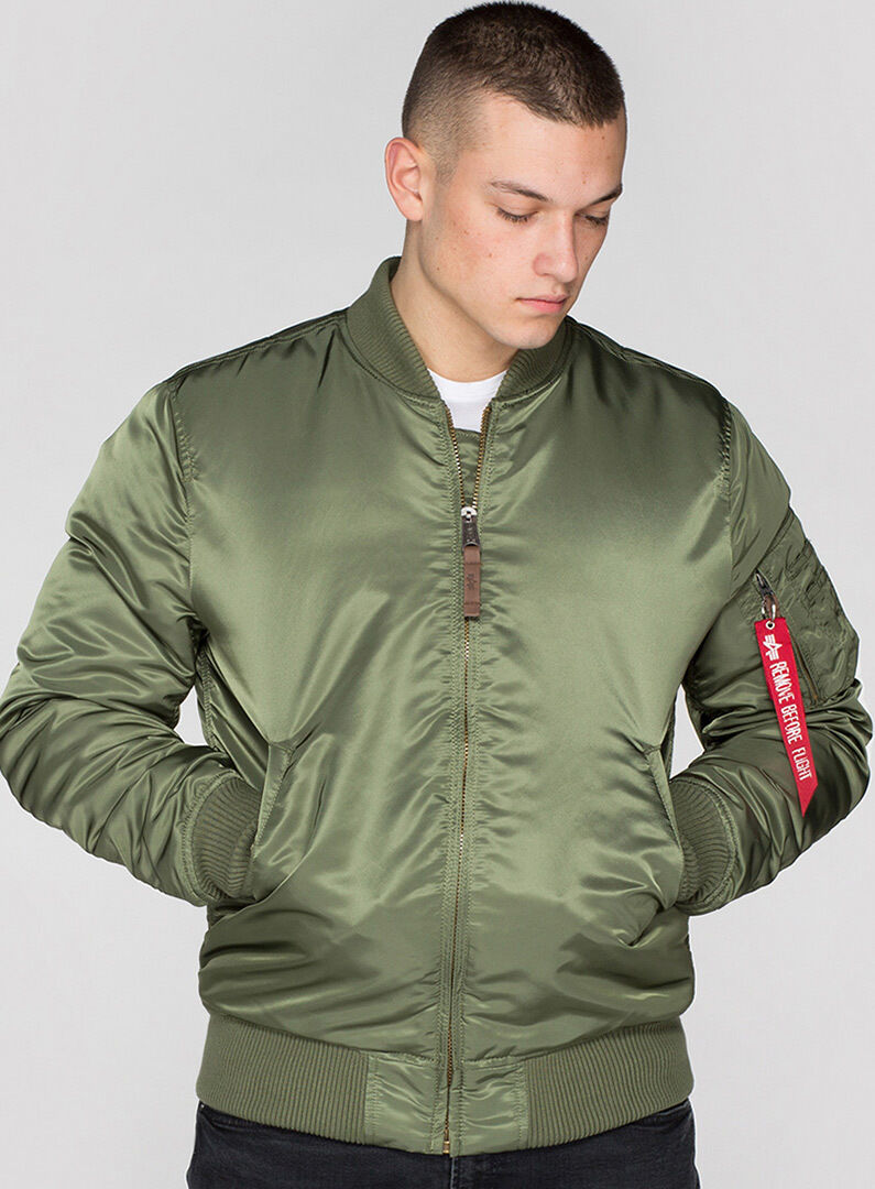 Alpha Industries Ma-1 Vf 59 Long Kurtkazielony