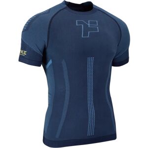 Fyke T-Shirt Desportiva Unisexo Sem Costuras Boost Seamless Sport T-Shirt Short Sleeve. Azul/Amarela. M/L