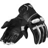 Revit Hyperion Luvas de moto Preto Branco XL