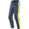 Dainese Storm 2 Calças de Chuva de Motocicleta Azul Amarelo M