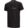 Fyke T-Shirt de Desporto Masculina Boost Two T-Shirt. Preta Triangles. S. Ajuste Preciso e Design Ergonómico.