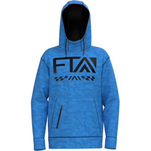 FTA Full Throttle Tech P-O Hoodie Blå Camo