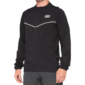 100% Corridor Windbreaker MTB-Jacka Svart