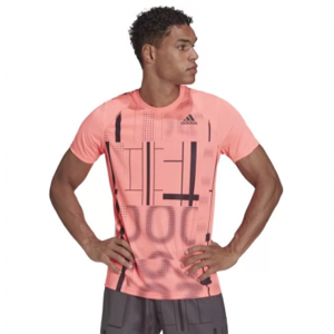 ADIDAS Club Grahpic Tee pink Mens (L)