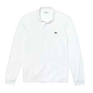 Lacoste Classit Fit LS Piké Her, Vit, 6