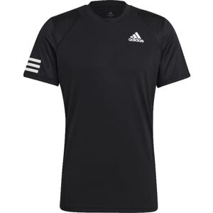 adidas Club 3-Stripe T-Shirt Herr, Svart, XL