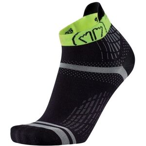 Sidas Run Feel Socks, Svart/Gul, 42-43