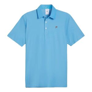 Puma x PTC Jacquard Polo Herr, L, Regal Blue