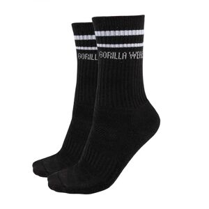 Gorilla Wear Crew Socks 2-pack Black