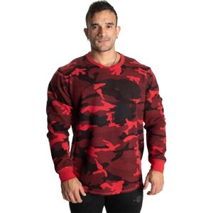 Gasp Thermal Logo Sweater Red Camo L