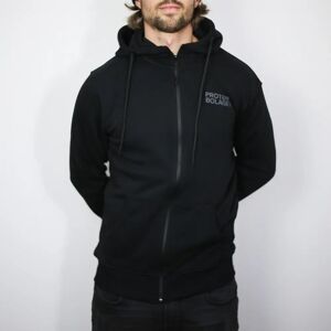 Proteinbolaget Mens Zip Hood Black