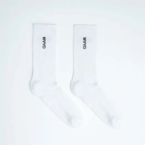 Gaam Crew Socks White S