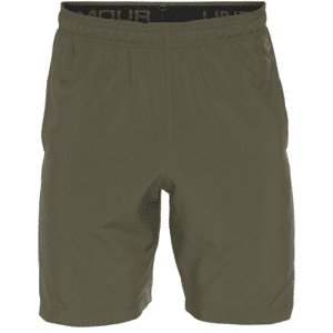 Under Armour Woven Graphic Wordmark Shorts (Färg: OD Green, Storlek: Small)