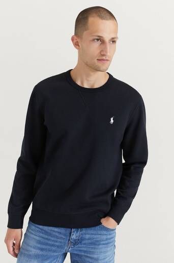 Polo Ralph Lauren Sweatshirt Double Knit Tech Long Sleeve Svart  Male Svart