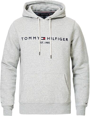 Tommy Hilfiger Logo Hoodie Cloud Heather