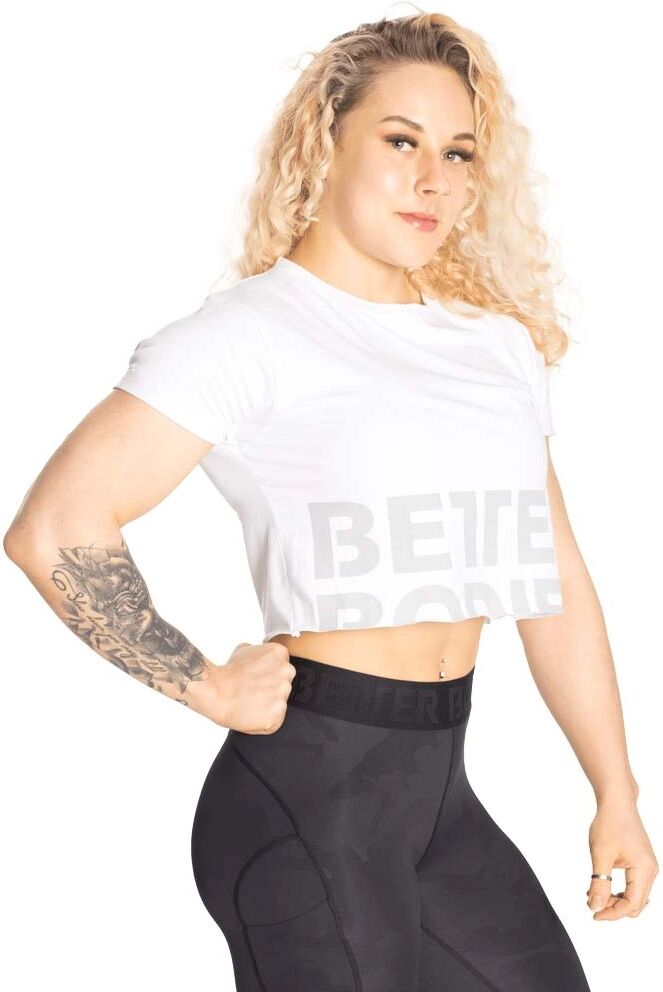 Tee Better Bodies Astoria Cropped Tee, White, S