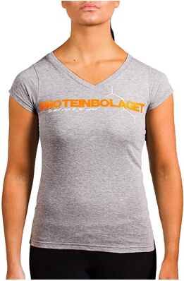 Proteinbolaget Logo Girl T-shirt, Grey