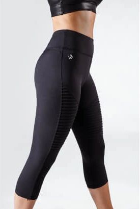 Workout Empire Regalia Curve 3/4 Leggings Obsidian Black, M