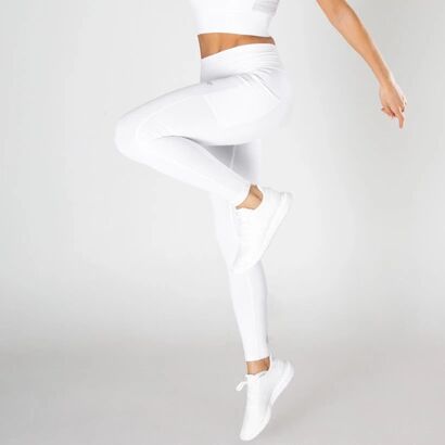 Fitnessjunkie Signature Tights White