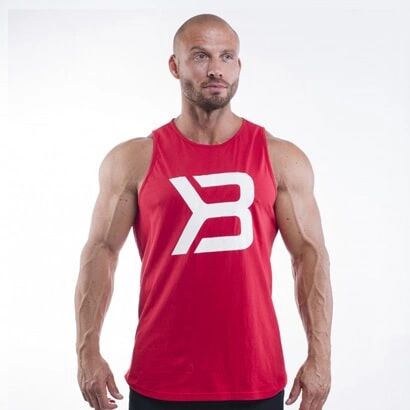 Better Bodies Brooklyn Tank Bright Red, Xxl