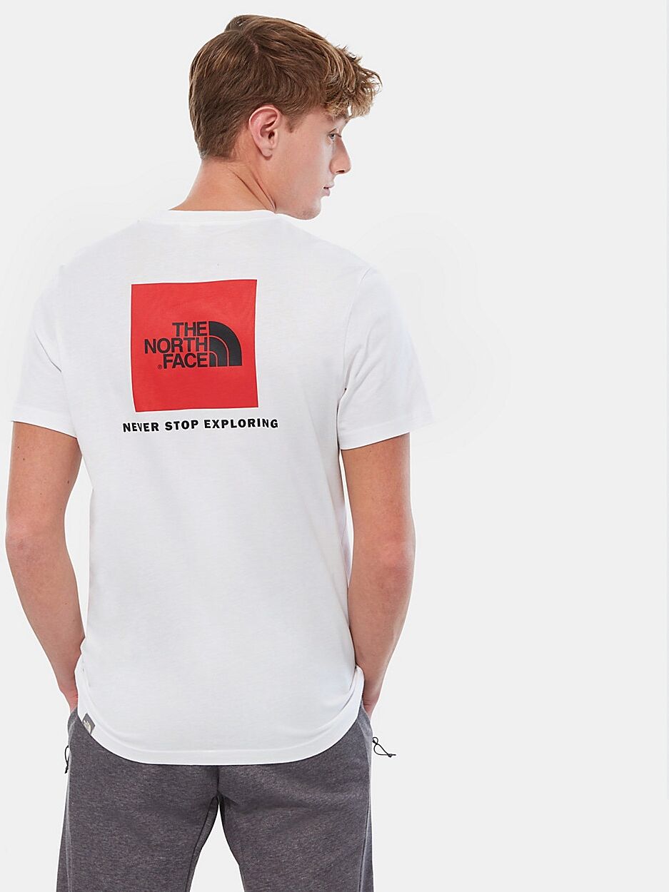 THE NORTH FACE Biele tričko Red Box Tee – M