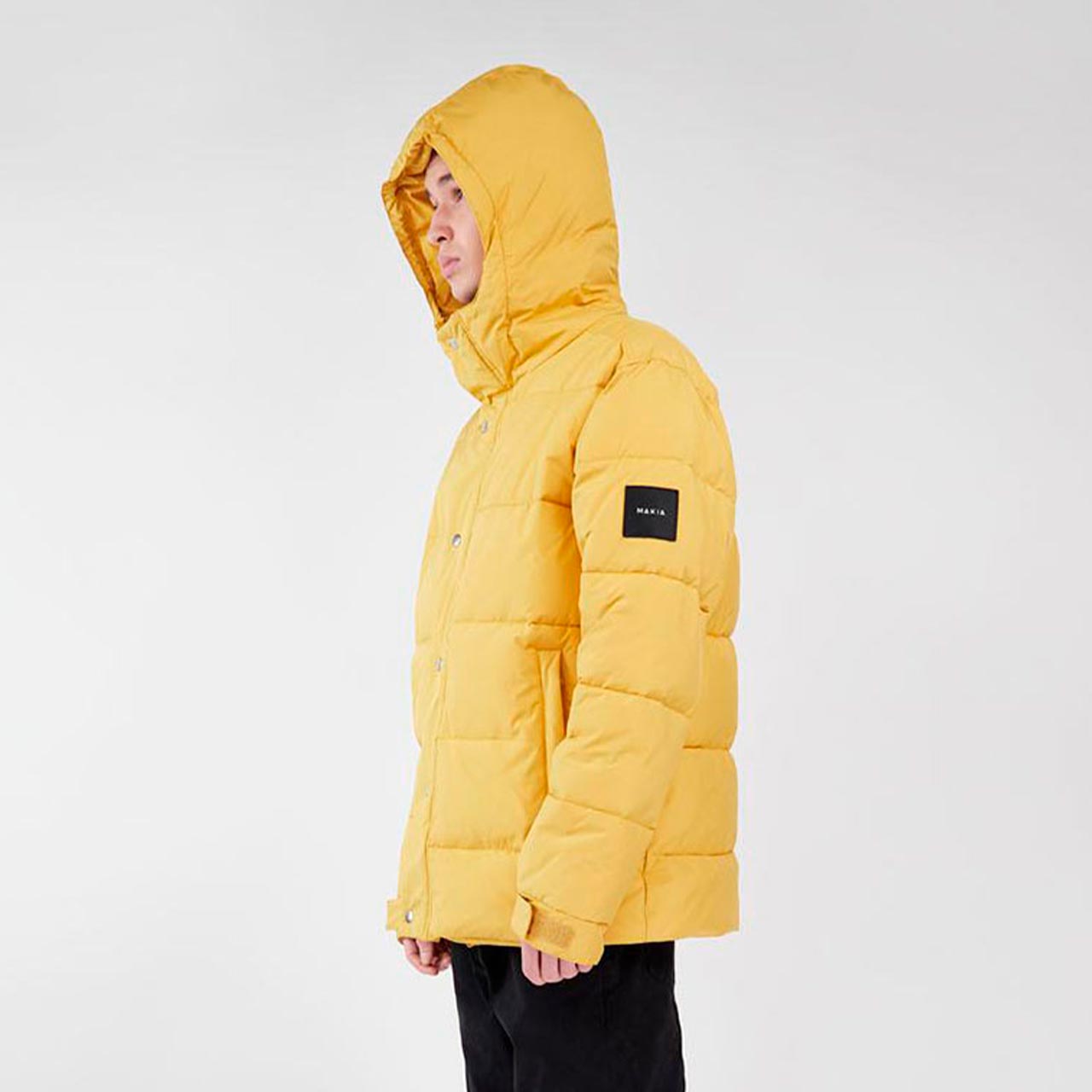 MAKIA Žltá prešívaná unisex bunda Outpost Jacket – L