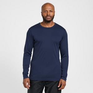 Peter Storm Men's Long Sleeve Thermal Crew Baselayer - Navy, Navy - Male