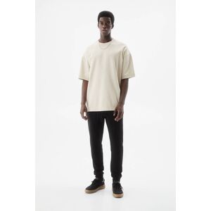 Pull&Bear Basic Piqué Joggers (Size: XL) Black male