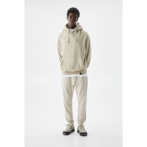 Pull&Bear Technical Tracksuit Joggers (Size: XL) Stone male