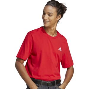 adidas Sportswear Mens Embroidered Logo Jersey T-Shirt - Scarlet - L