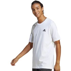 adidas Sportswear Mens Single Jersey Embroidered Small Logo T-Shirt - White - S