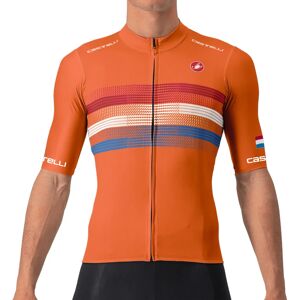 CASTELLI Country-Collection Netherlands Short Sleeve Jersey, for men, size L, Cycling jersey, Cycling clothing