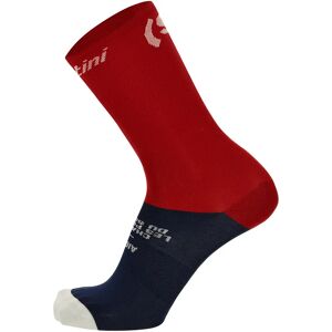 Santini TOUR DE FRANCE Aigle-Châtel 2022 Cycling Socks, for men, size XL, MTB socks, Cycling clothes