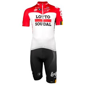 Vermarc LOTTO SOUDAL Aero 2018 Set (cycling jersey + cycling shorts), for men, Cycling clothing
