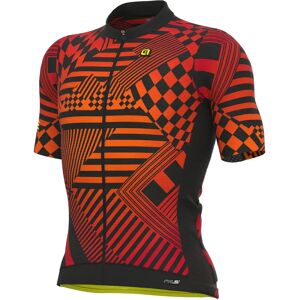 ALÉ Checkers Short Sleeve Jersey Short Sleeve Jersey, for men, size XL, Cycling jersey, Cycle clothing