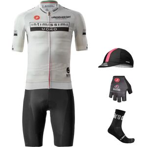 Castelli GIRO D'ITALIA Maglia Bianca Race 23 Maxi-Set (5 pieces) Maxi Set (5 pieces), for men, Cycling clothing