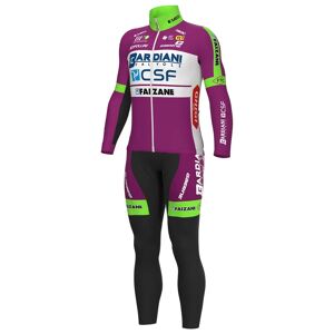 Alé BARDIANI CSF FAIZANÈ 2022 Set (winter jacket + cycling tights) Set (2 pieces), for men