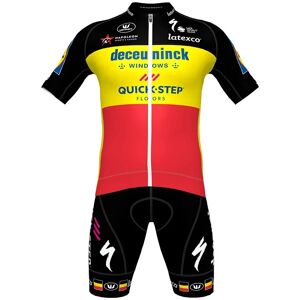 Vermarc DECEUNINCK QUICK-STEP PRR Belgian Champion 2021 Set (cycling jersey + cycling shorts), for men, Cycling clothing