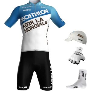 Rosti DECATHLON AG2R LA MONDIALE Race 2024 Maxi-Set (5 pieces) Maxi Set (5 pieces), for men, Cycling clothing