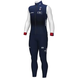 Alé FRENCH NATIONAL TEAM 2023 Set (winter jacket + cycling tights) Set (2 pieces), for men