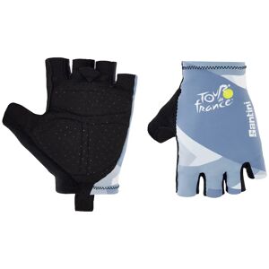 Santini TOUR DE FRANCE Gloves Mont Blanc-Courchevel 2023 Cycling Gloves, for men, size L, Cycling gloves, Bike gear